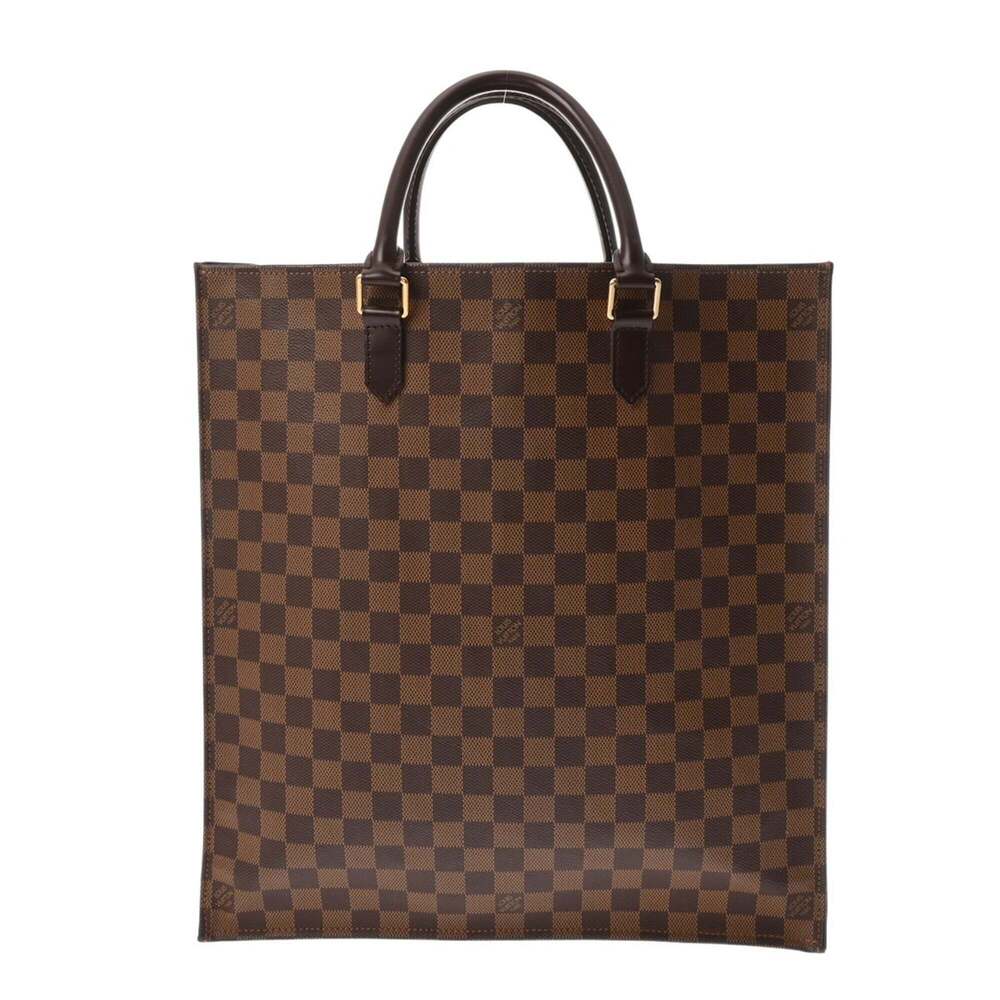 LOUIS VUITTON Louis Vuitton Damier Sac Plat Brown N51140 Men's and Women's Ca... - Picture 2 of 11